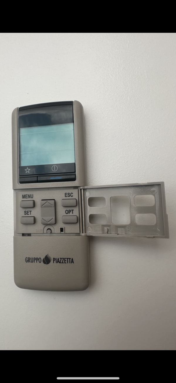 Mando a distancia LCD RF02035020 para estufas de pellet Piazzetta - Imagen 2